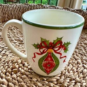NOT FOR SALE Christopher Radko Holiday Celebrations Ceramic Mug
